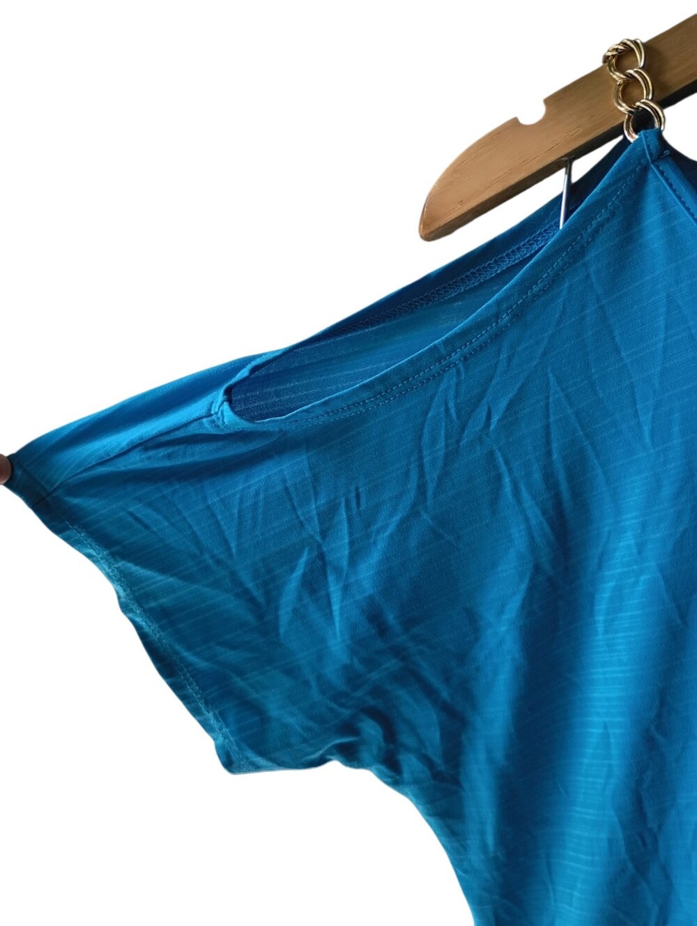 ❤️ Susan Lawrence Blue Top Size Small - Picture 3 of 5